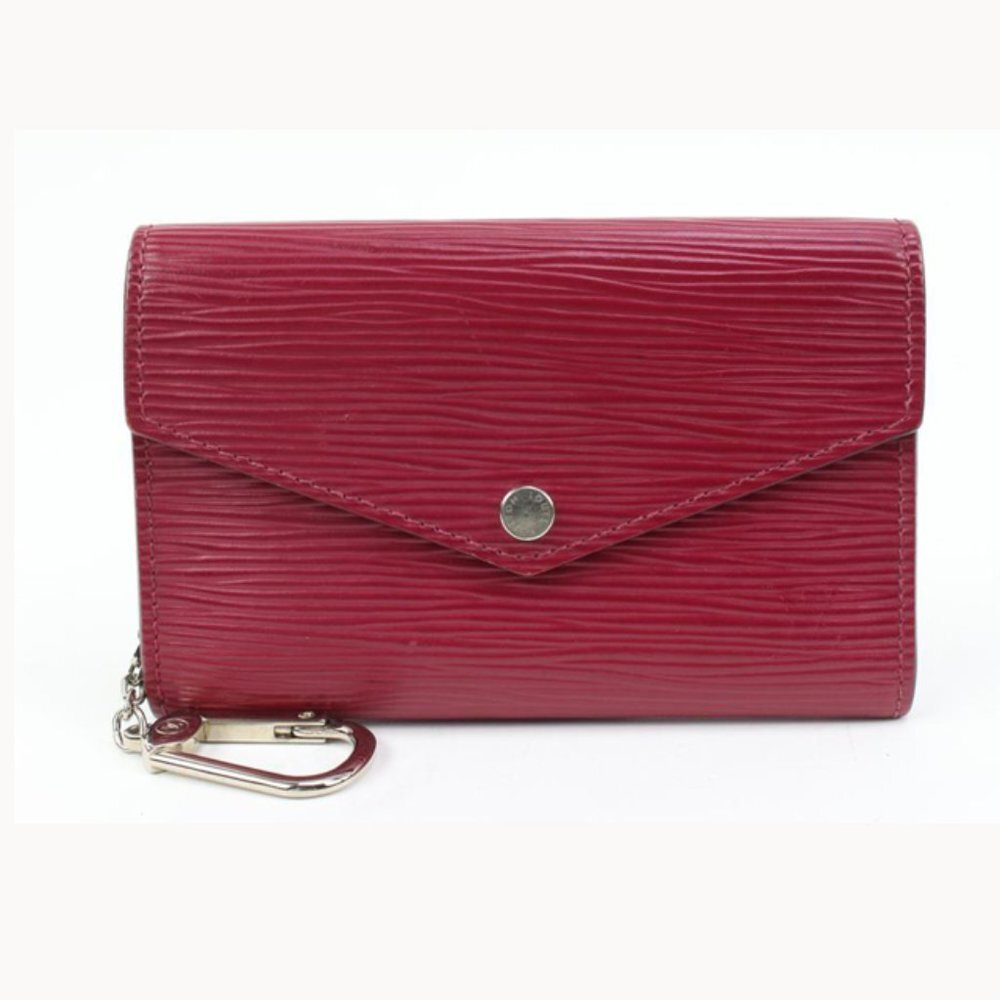 Louis Vuitton Fuchsia Epi Leather Clefs Rabat Key Pouch 55lk38s